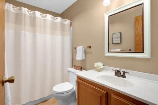 Second full Bath is conveniently located near the second Bedroom.