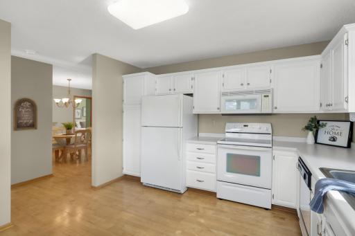 Large Kitchen with plenty of room to add an island or create an additional eat-in area.