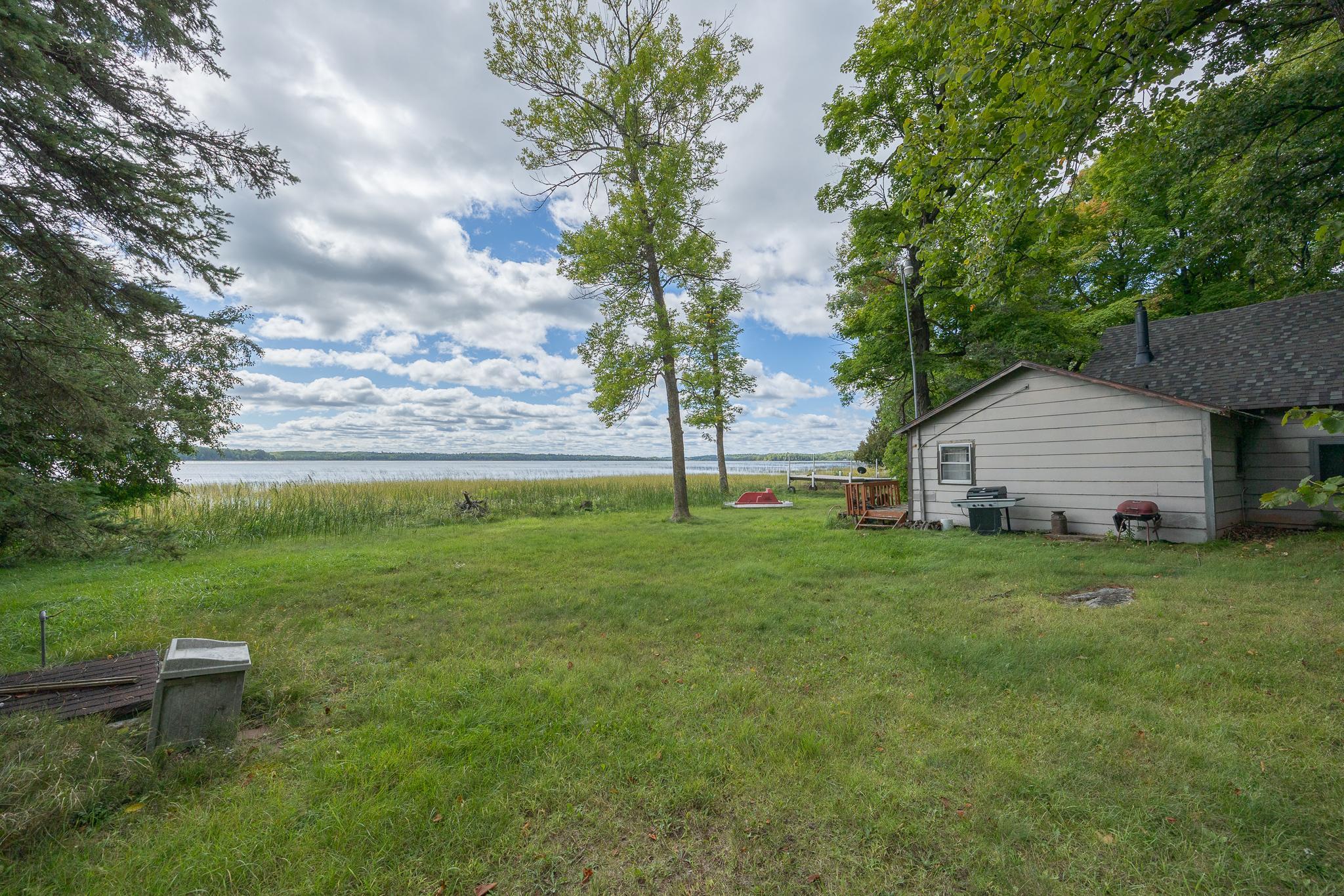 Enjoy the flat level elevation near the waters edge.
