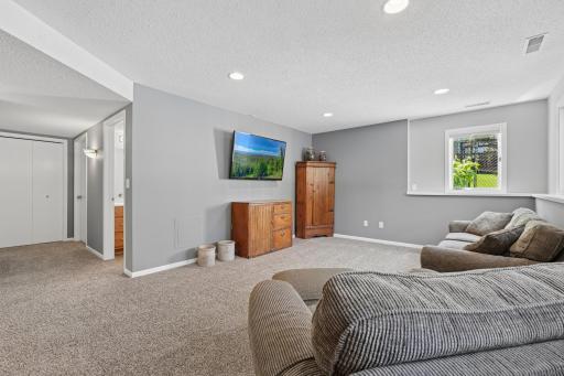 Lower level family room