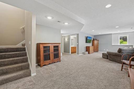 Lower level family room