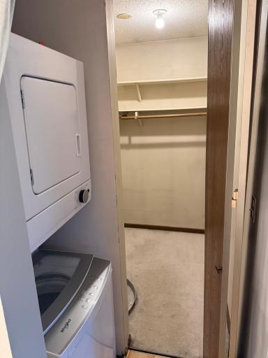 In unit laundry and walk-in closet!