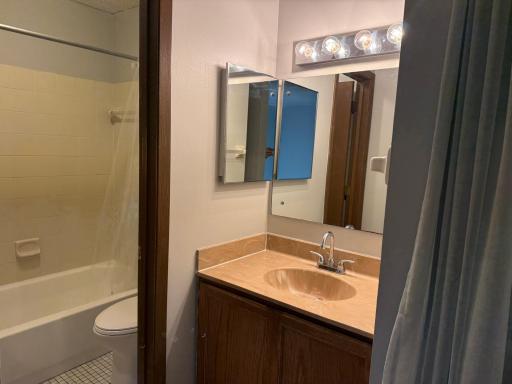 Corian top vanity