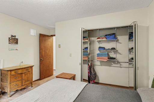Large closet for plenty of storage.