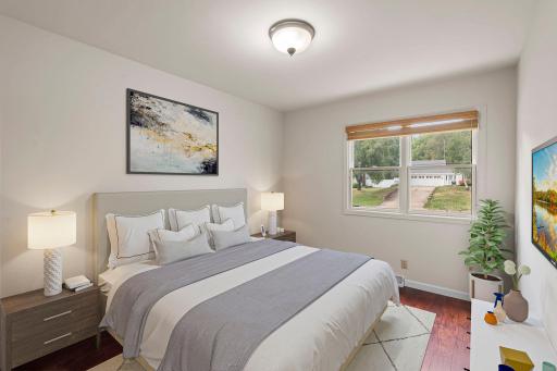 3404 Owasso St Second upper level bedroom virtually staged