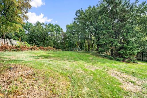 3404 Owasso St park-like backyard
