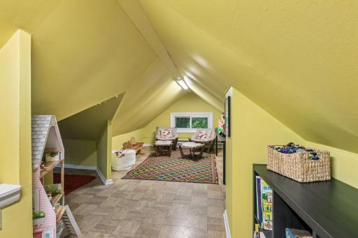 The third-floor bonus room offers versatile space, perfect for a playroom or let your imagination create a space for YOU!