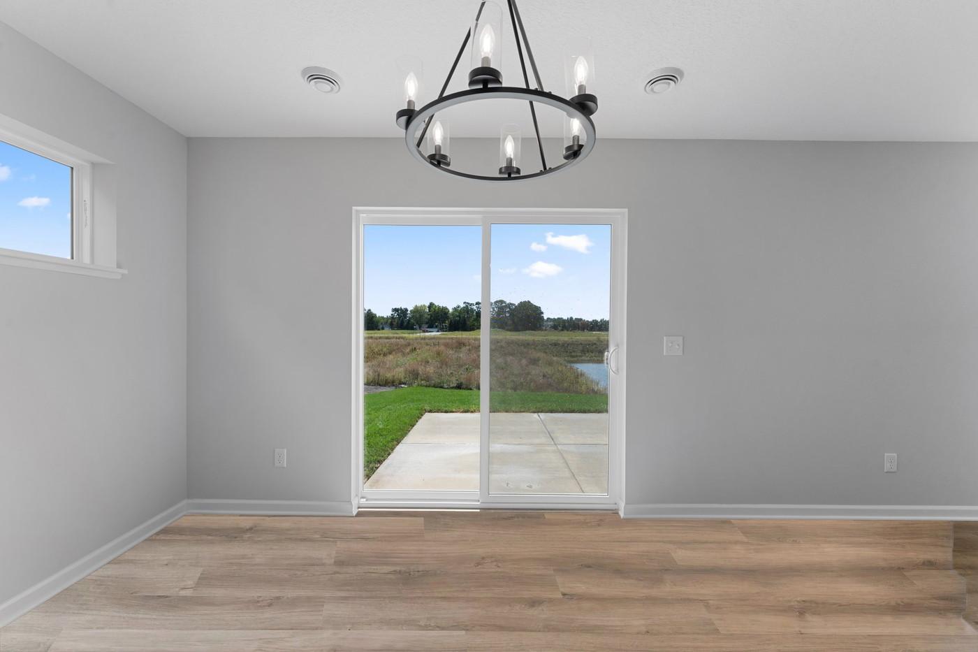 Informal dining space. Walkout to back patio and VIEWS!