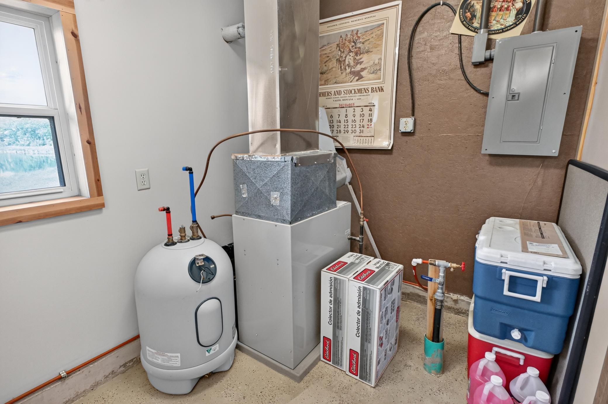 W/H & furnace not connected but included