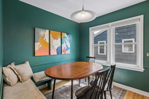 Freshly painted with stylish design and pop of color in 2025.