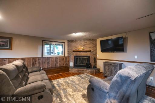 Warm and cozy lower level