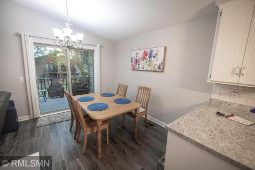 convenient deck access off dining perfect for morning coffee