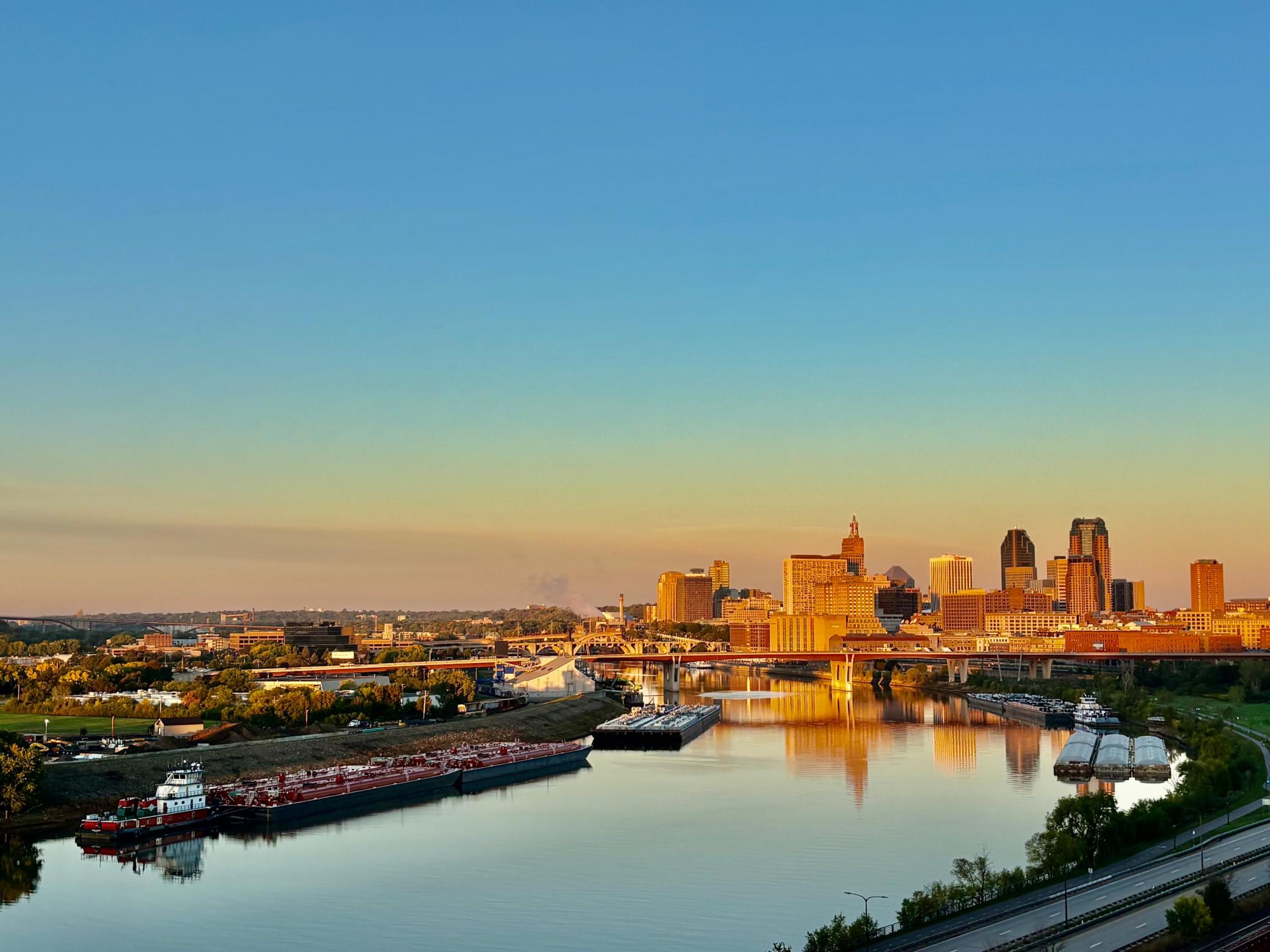 Excellent downtown St Paul view