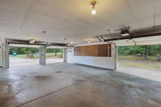 Massive 3 stall garage- can easily fit 4 vehicles!