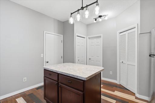 Abundant cabinet space and convenient pantry storage