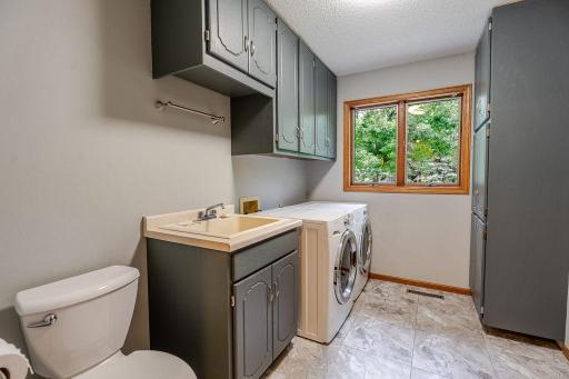 1/2 Bathroom off Garage