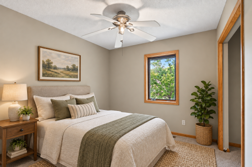 This photo has been virtually staged. No physical changes were made to the walls, structure, or any permanent features of the home. Only digital furniture and dÃ©cor have been added.