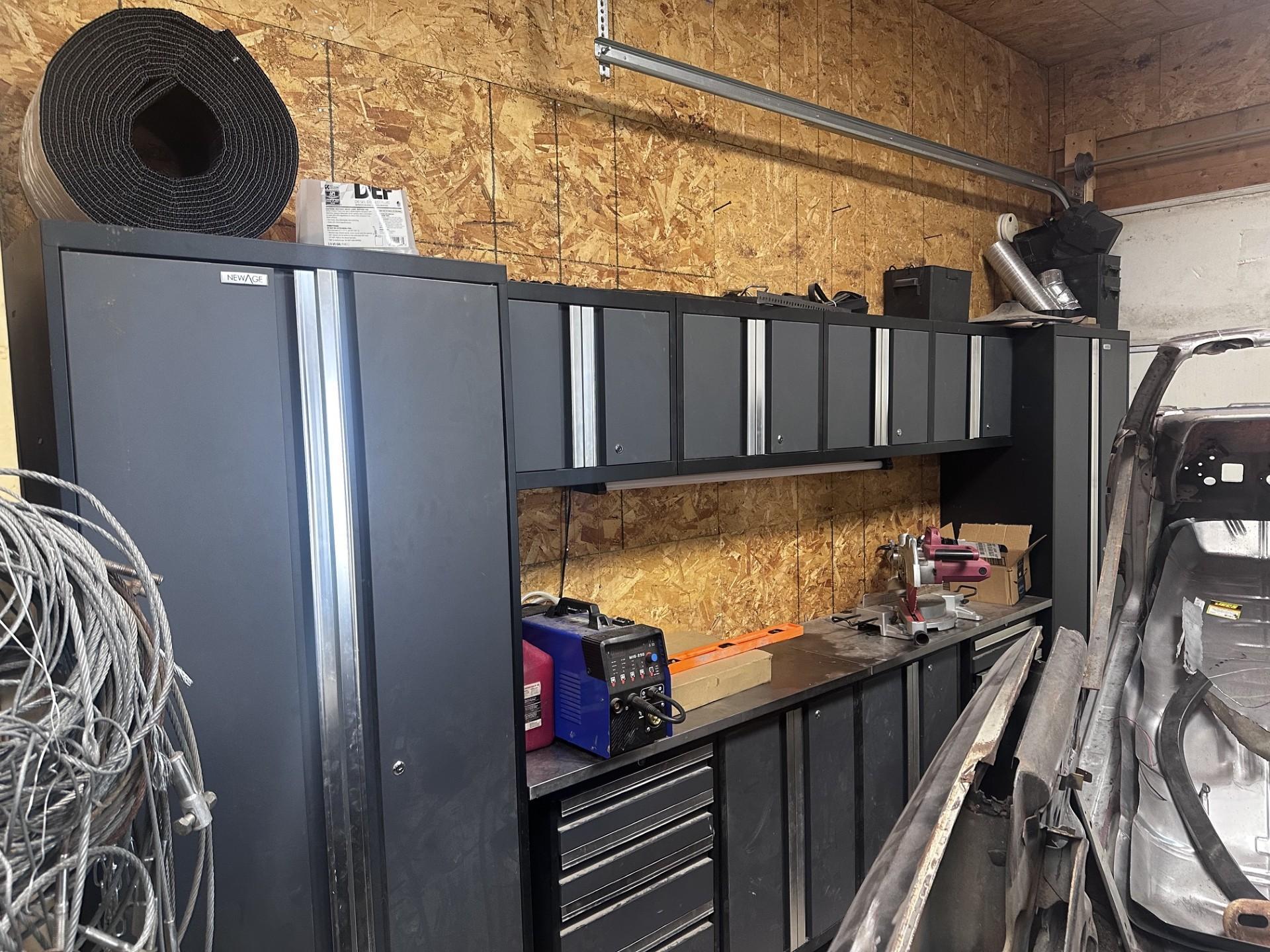 Cabinets are included