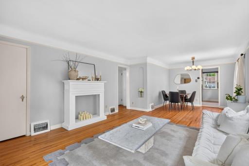 Classic details add warmth and personality to the main living areas.