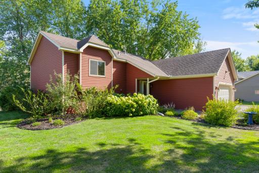 Well landscaped front of home