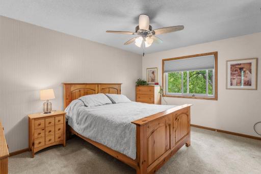 Primary bedroom on upper level