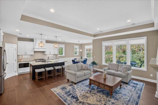 Abundance of natural light with private views