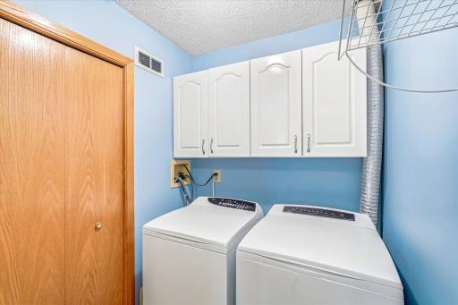 Laundry room w/high-end Asko washer & dryer.