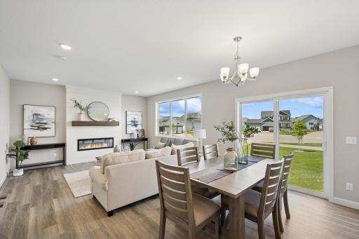 Dining Area - photo is of a previous inventory home. Inquire for more details and options.