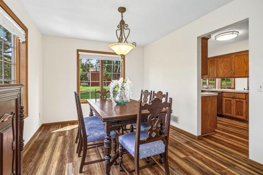 The formal dining can also be used as a flex room for those needing a home office or music room.