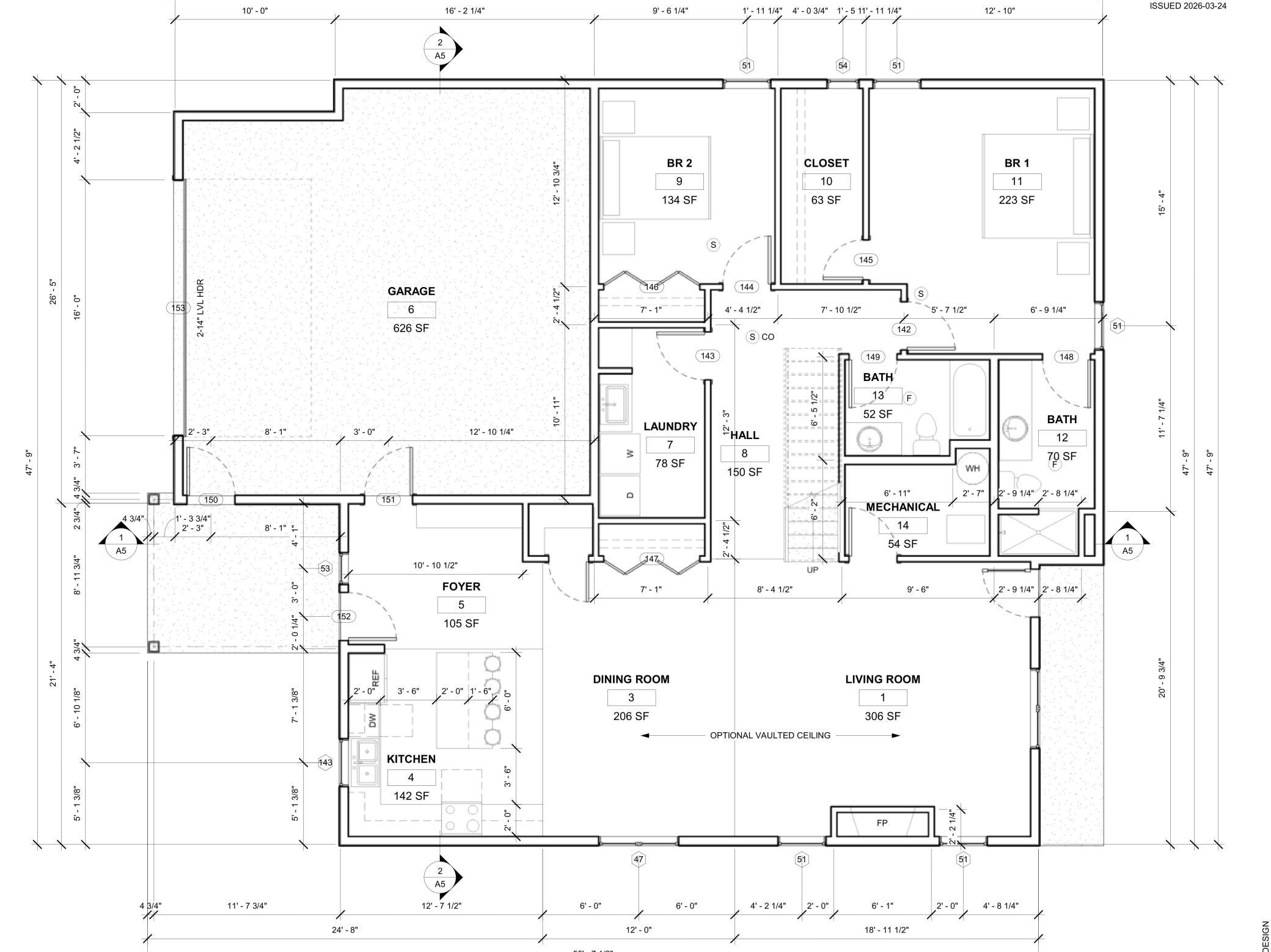 Main floor layout