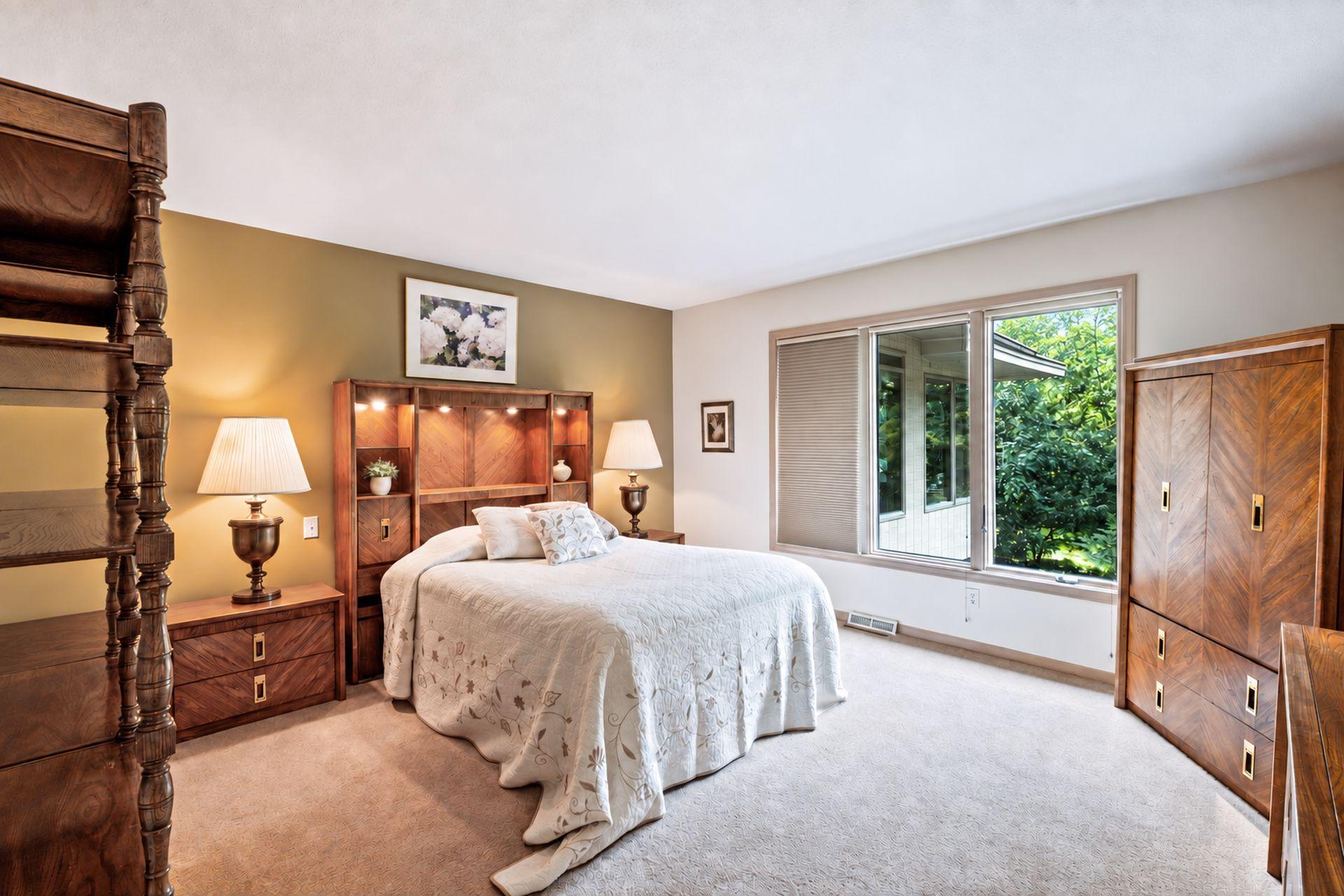 Primary upper level bedroom.