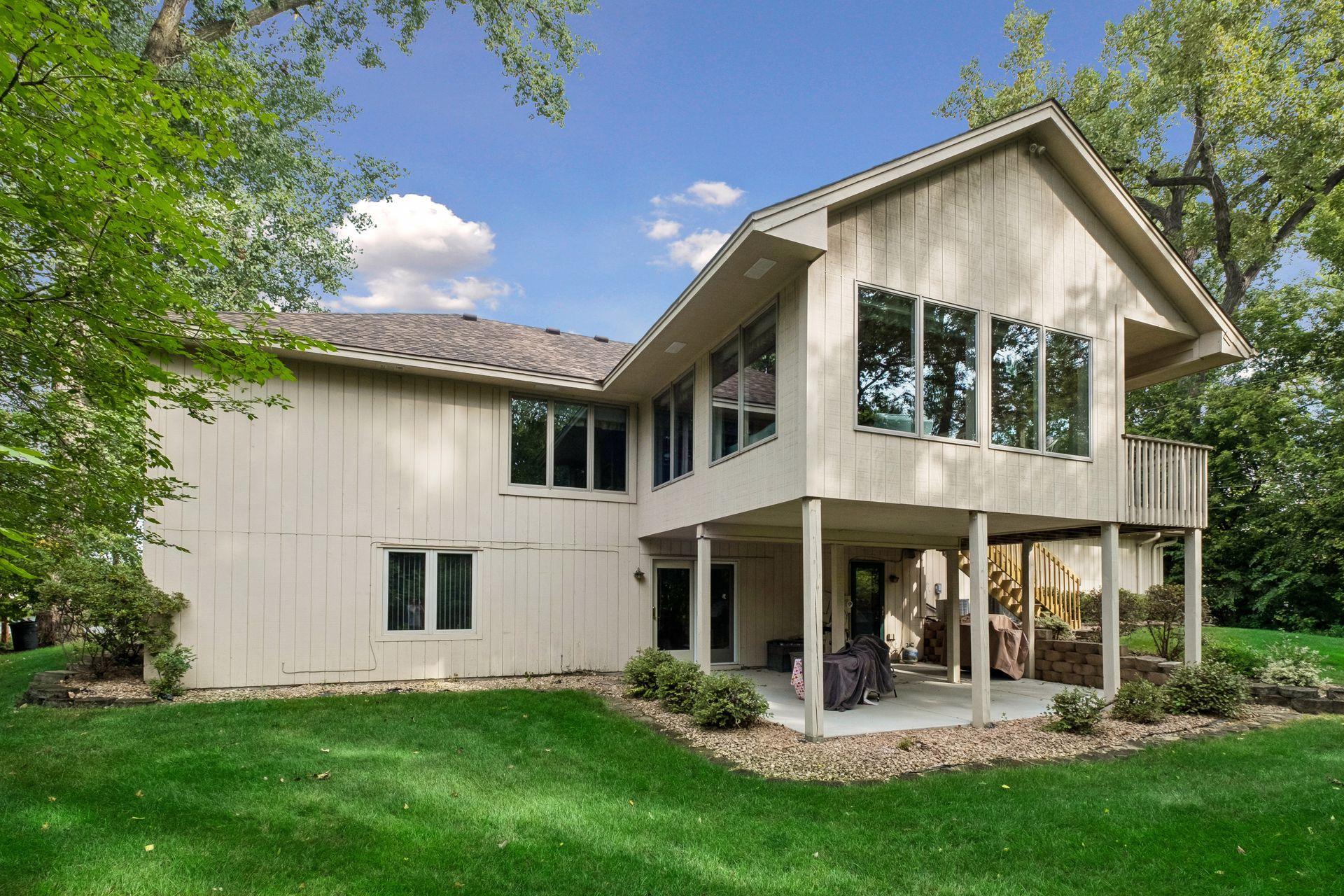 View of the back of the home.