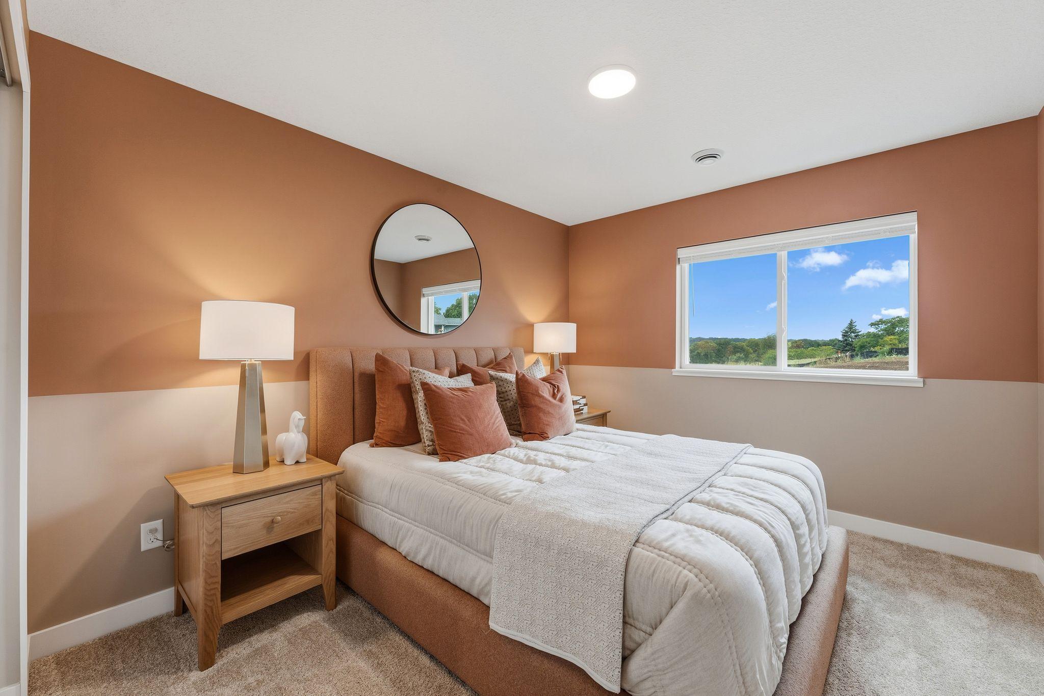 Each bedroom is a blank canvas ready for the resident’s personal style.