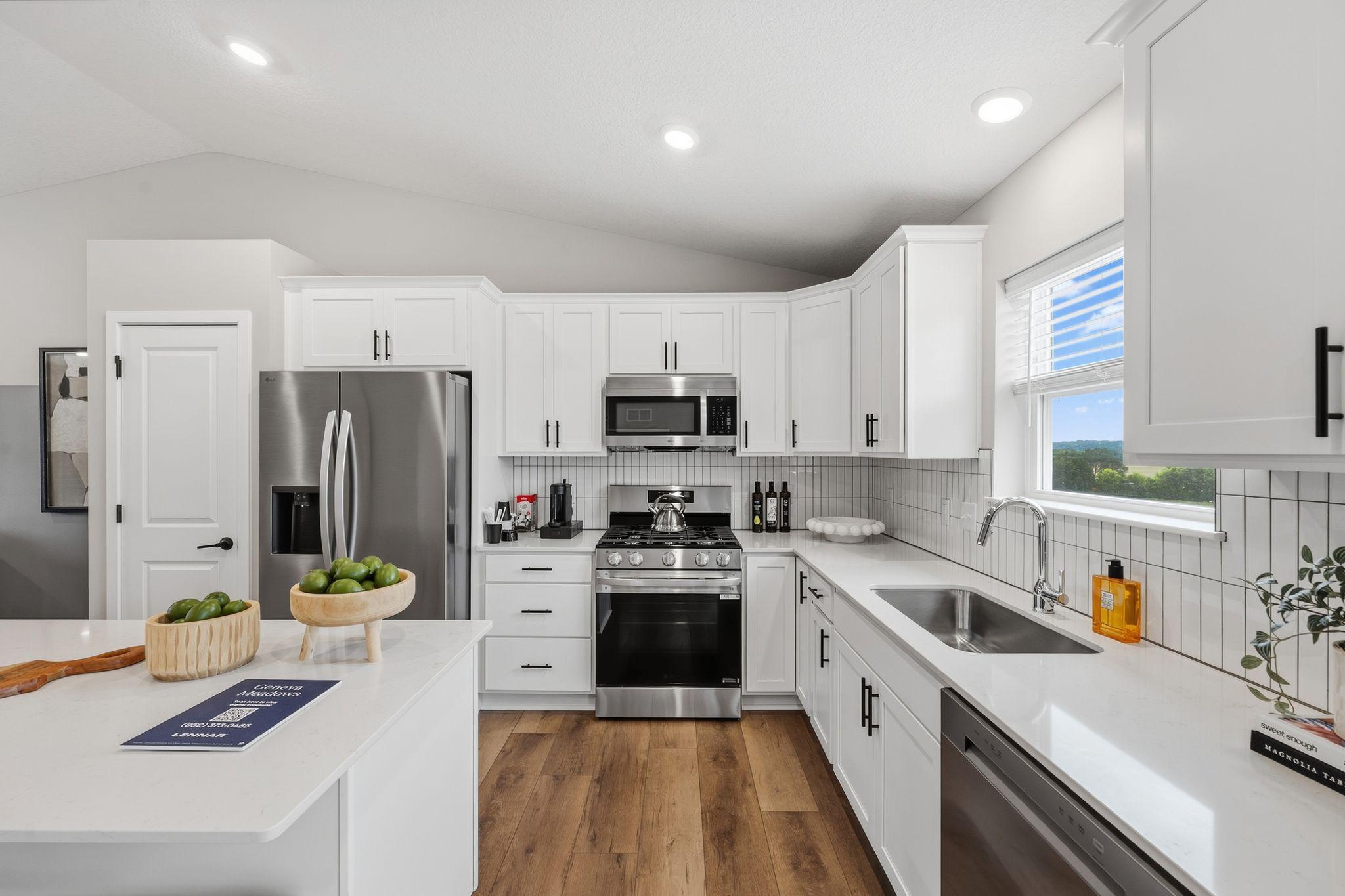An open and airy design makes it easy to create chef-inspired meals