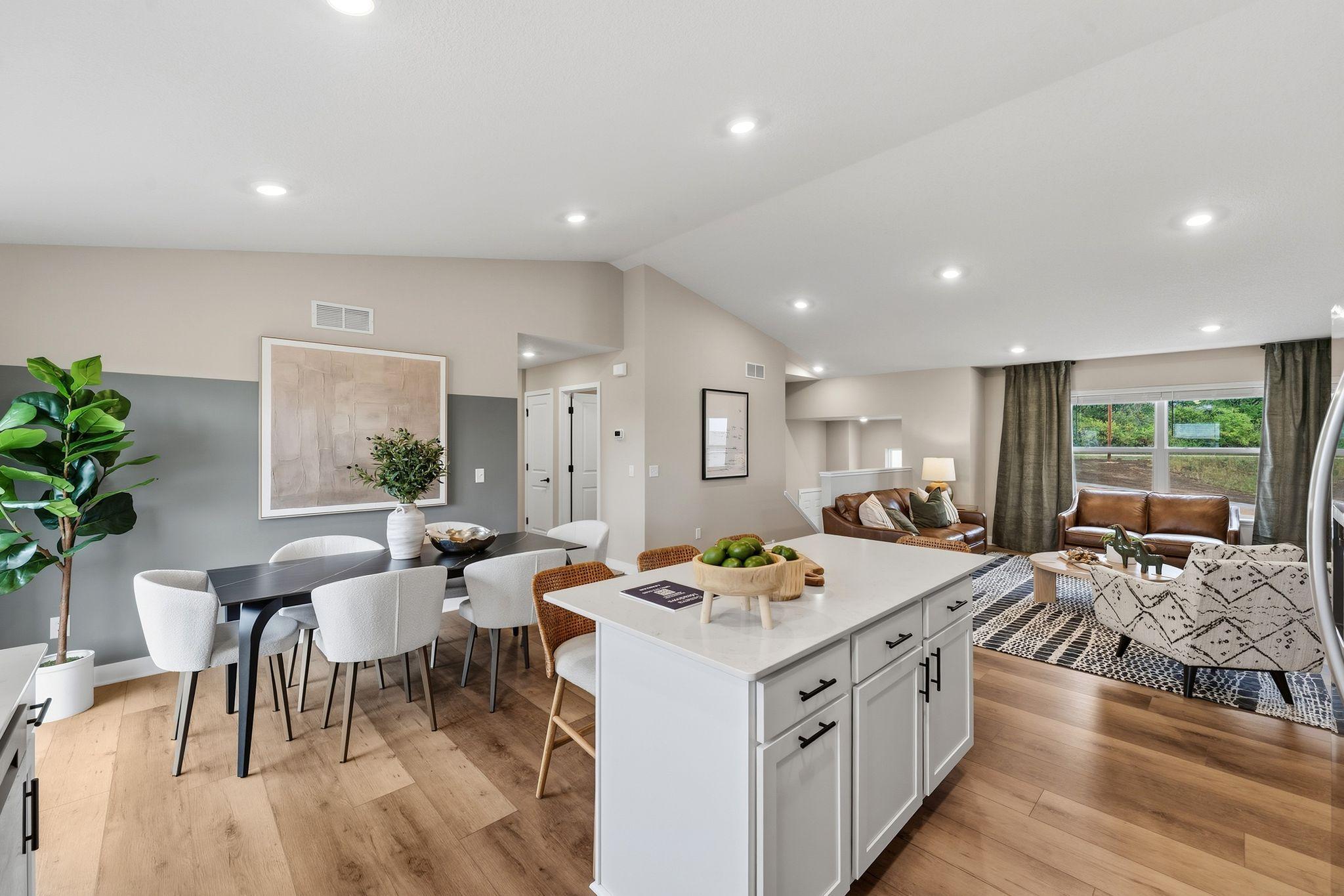 (Photo is of the actual model home.)