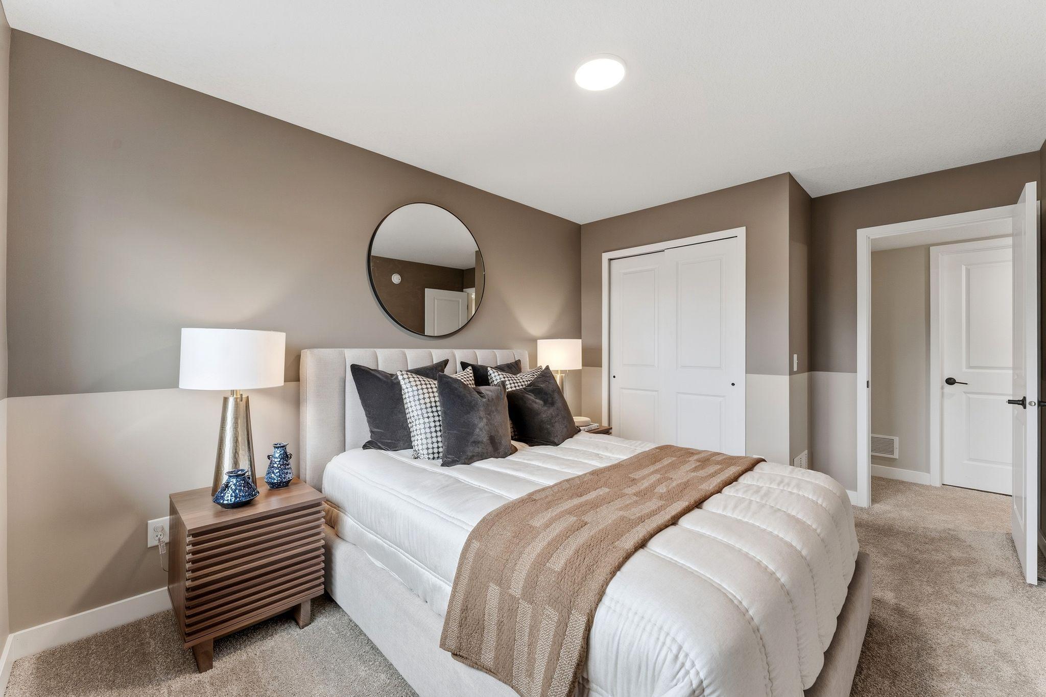 (Photo is of the actual model home.)