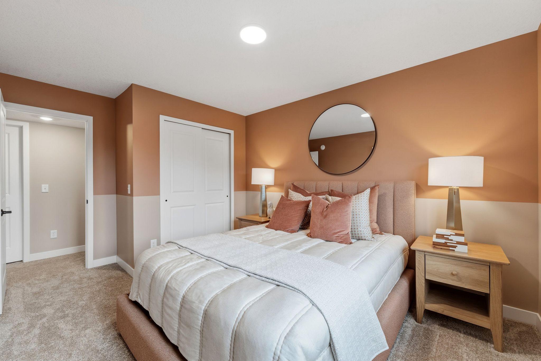 Plush wall-to-wall carpeting provides enhanced comfort