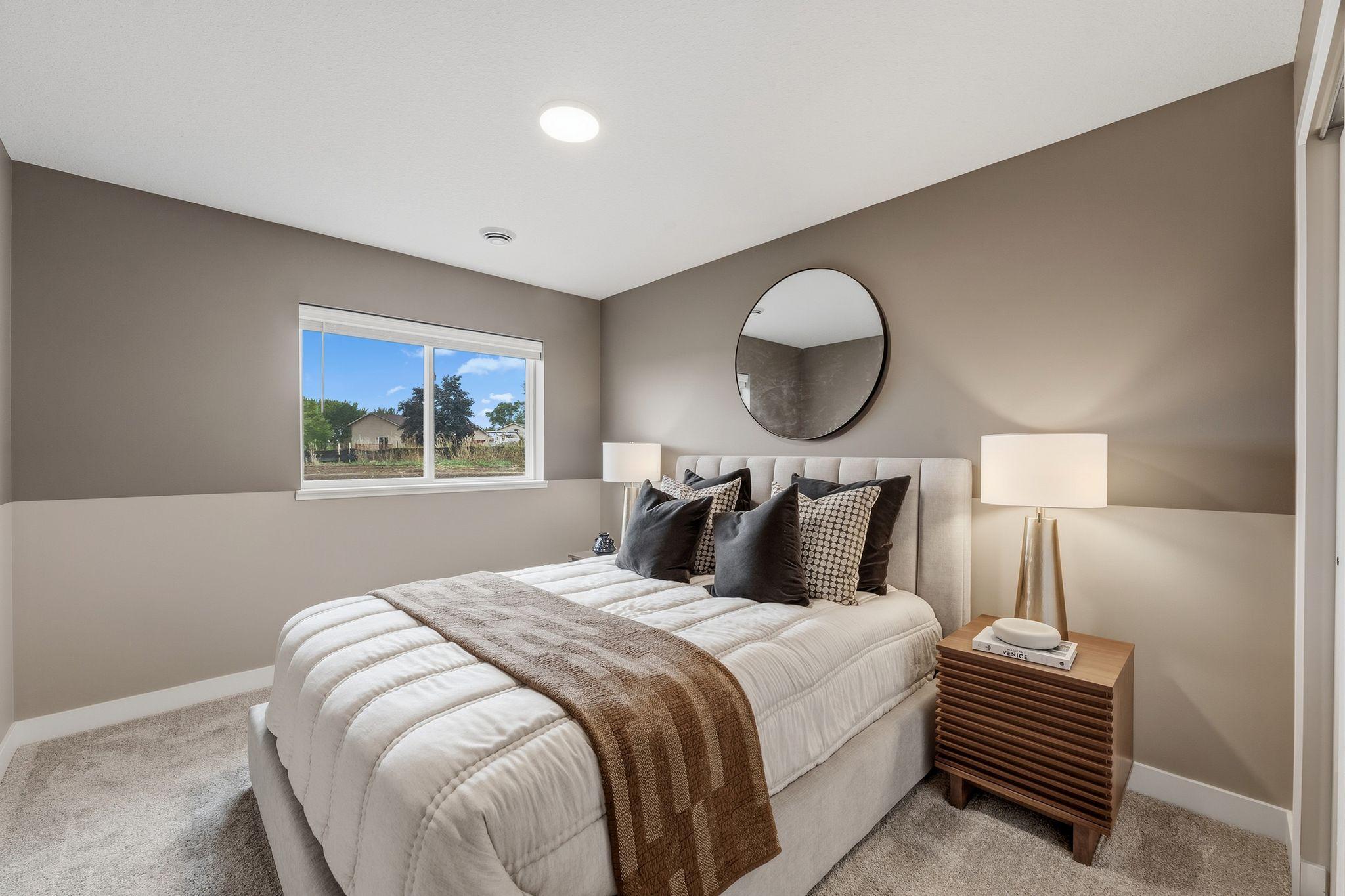 This optional bedroom 4 is generously sized and comes with the same details as the standard bedrooms