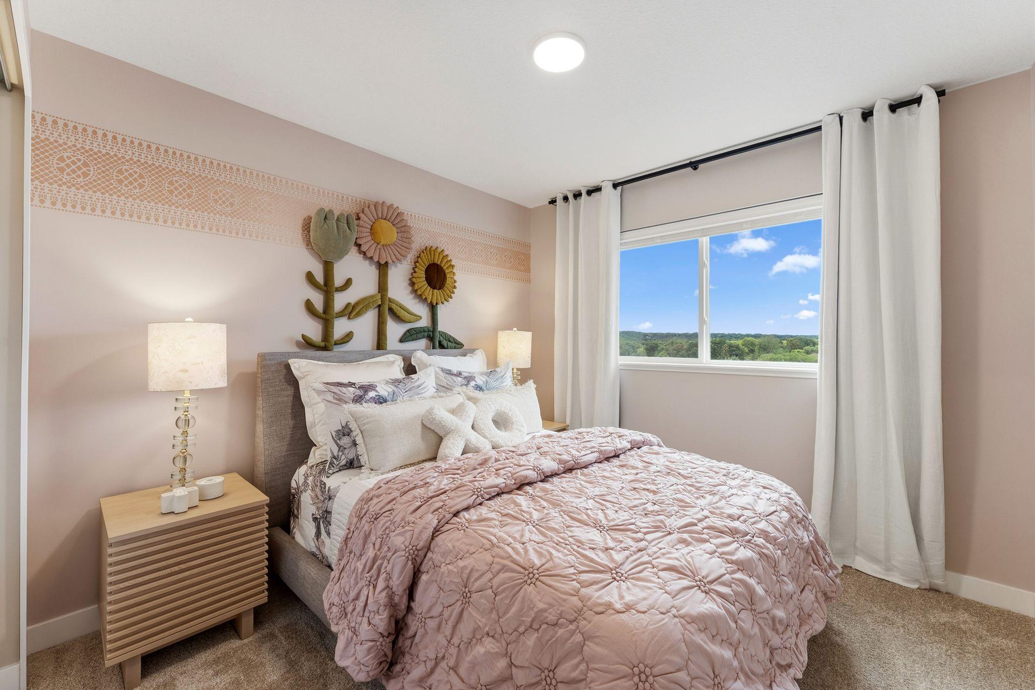 (Photo is of the actual model home.)
