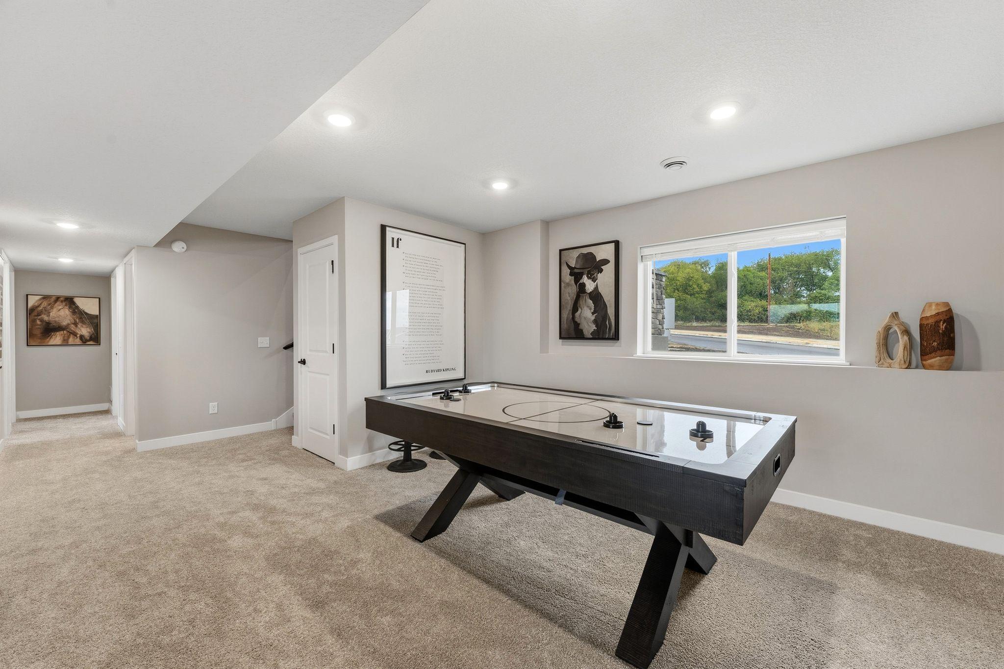 (Photo is of the actual model home.)