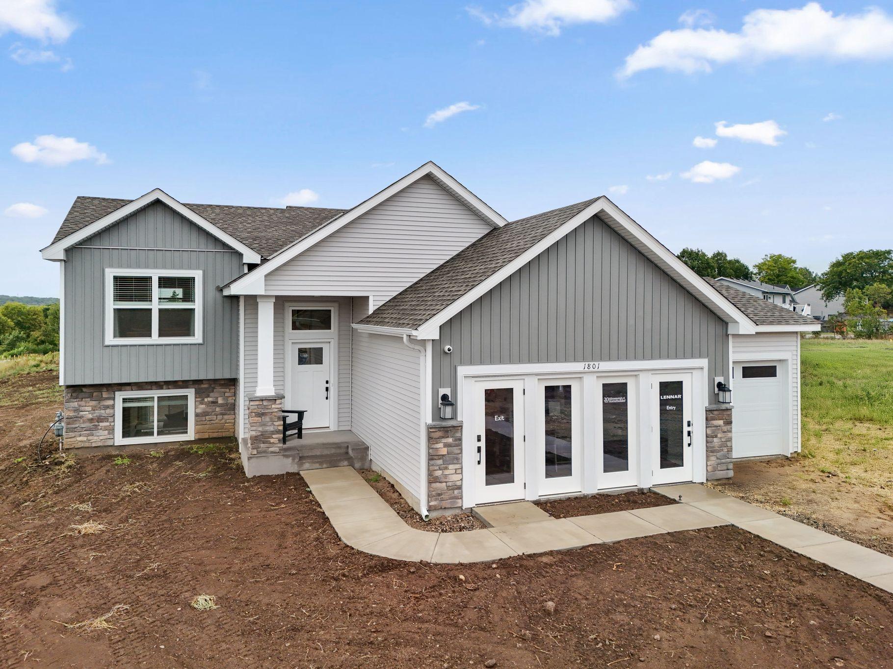 The Walker model at Geneva Meadows! (All photos are of the actual model home.)