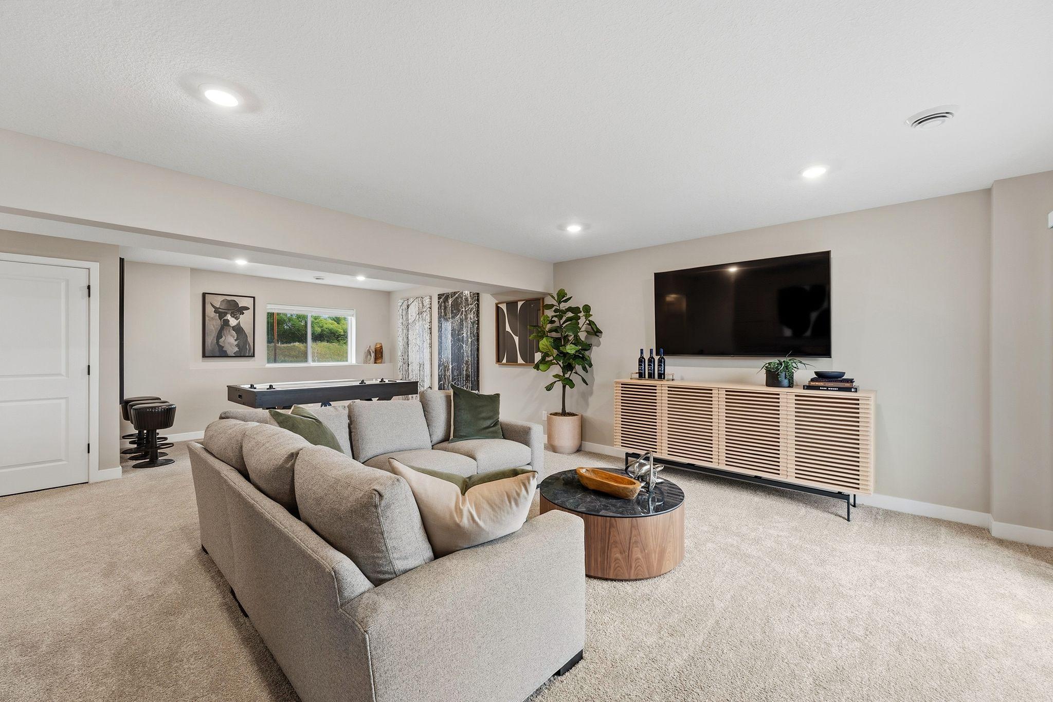 (Photo is of the actual model home.)