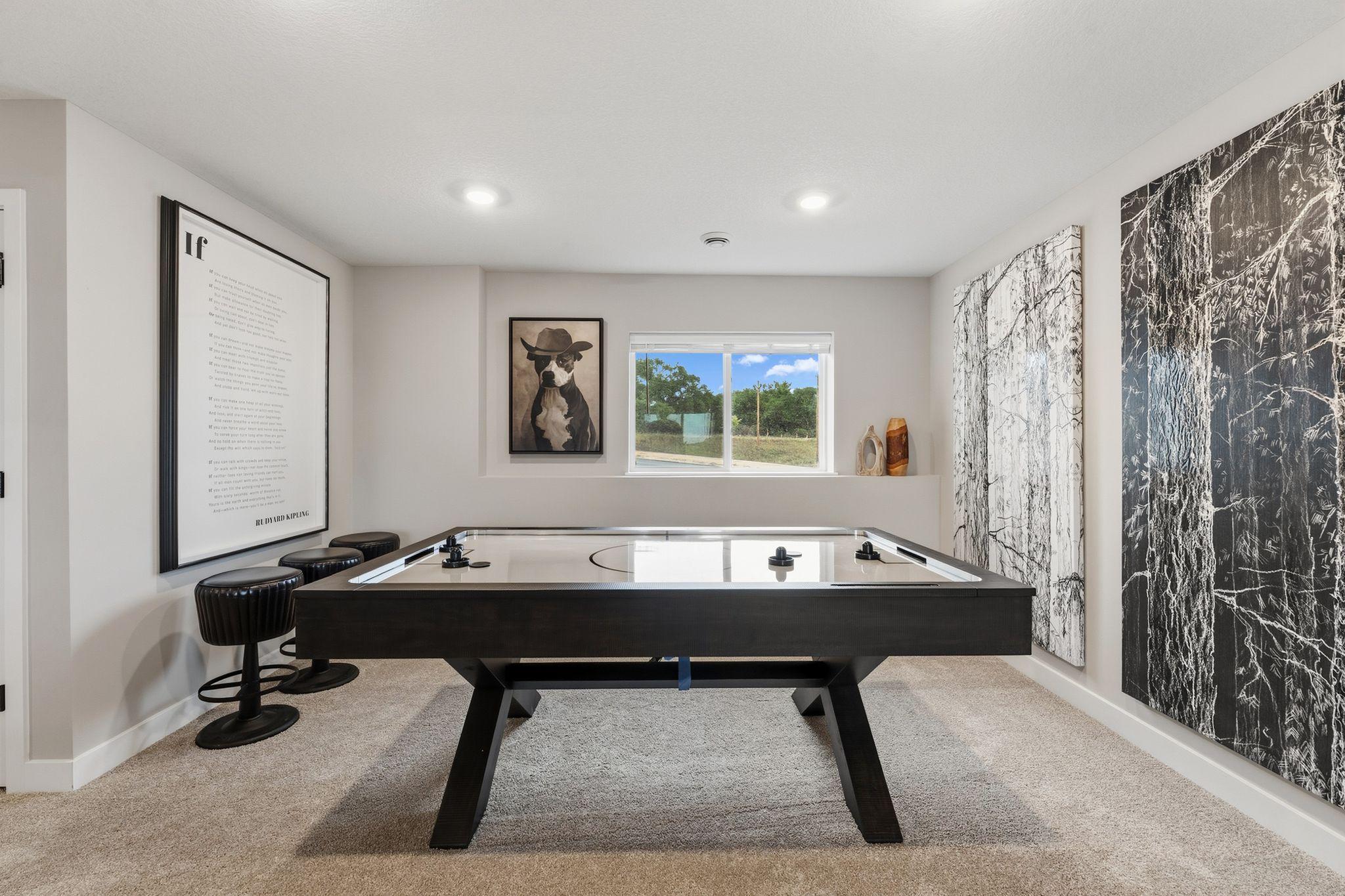 (Photo is of the actual model home.)