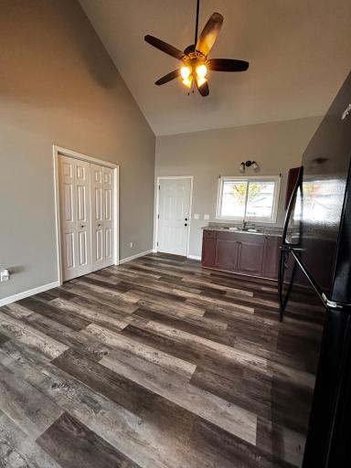 View of eat-in kitchen from living room