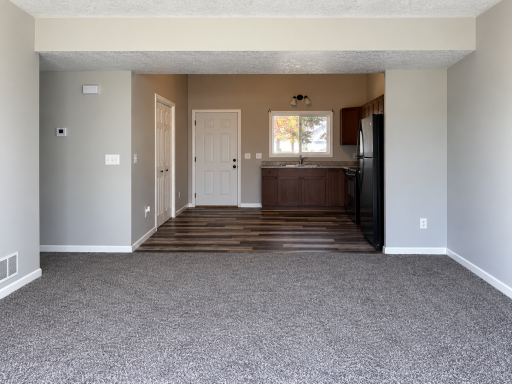 View of eat-in kitchen from living room.