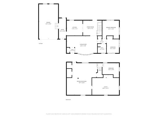 Floor plans for a well built 1957 ranch style walkout home.