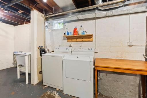 Plumbed with plenty of room for 2nd bathroom in utility space in basement