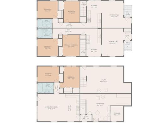 Both Floors Plan layout and Measurement.jpg