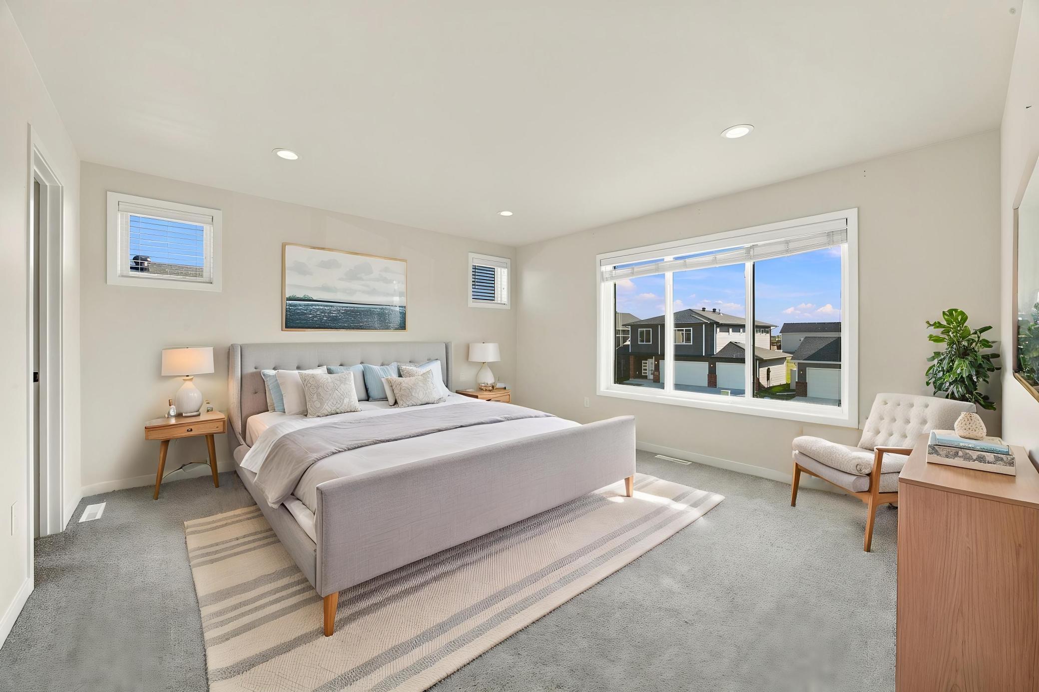 Virtually Staged Owner's Suite