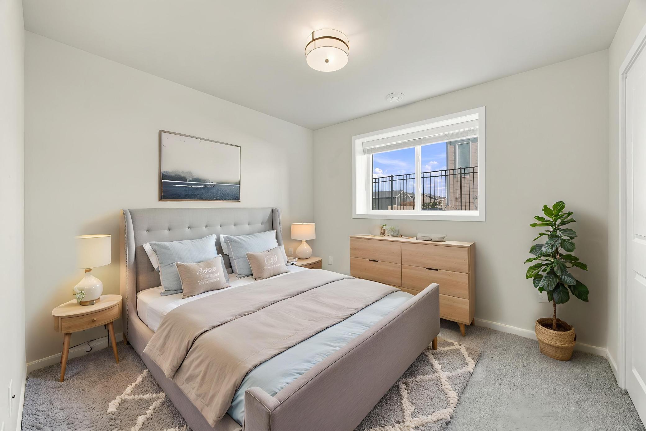 Virtually Staged Bedroom 3